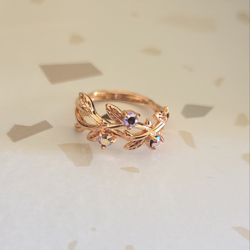 Leaf Ring Rose Gold